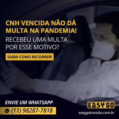 Leia mais sobre o artigo CNH vencida não da multa na pandemia