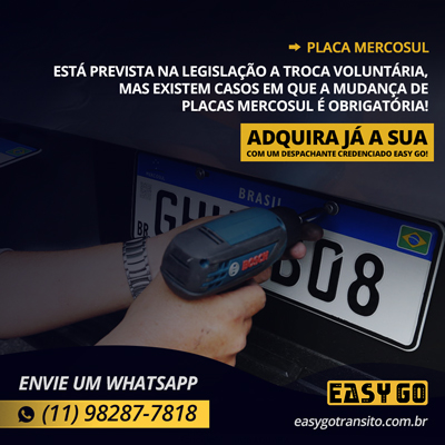 Leia mais sobre o artigo Adquira sua Placa Mercosul