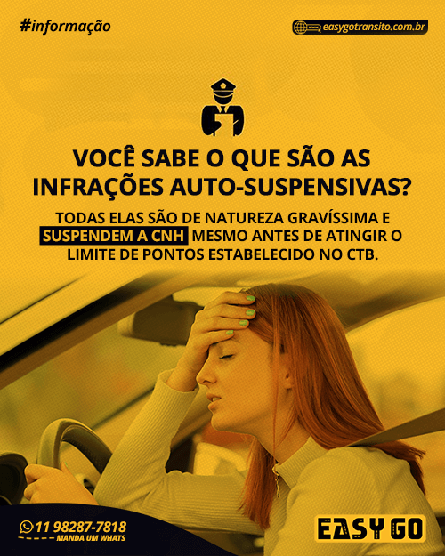 Leia mais sobre o artigo Infrações Auto-Suspensivas