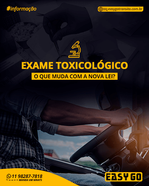 Leia mais sobre o artigo Exame toxicológico: Entenda o que muda com a nova lei!