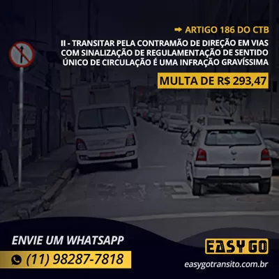 Art 186 mula contramao easy go