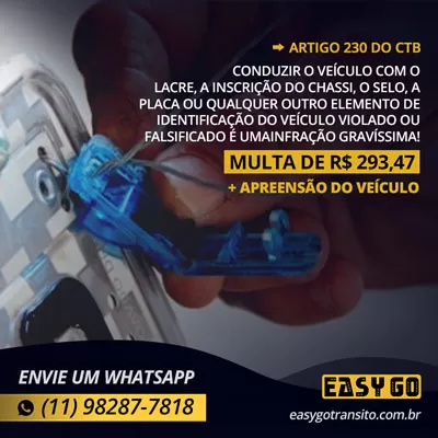 Art 230 multa lacre violado easy go 2