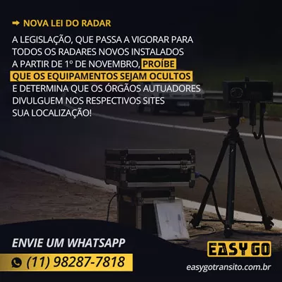 nova lei do radar easy go