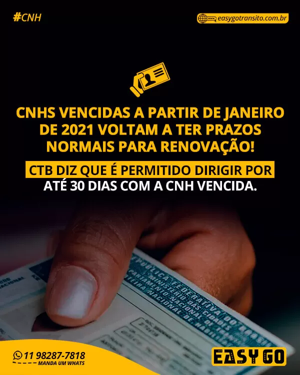 cnh vencida 2021