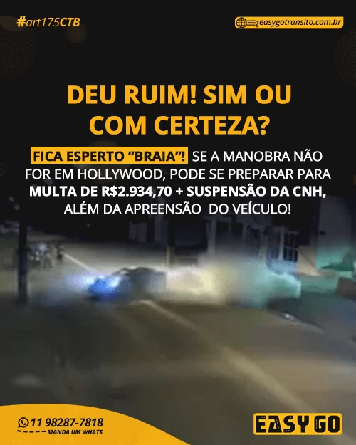 Leia mais sobre o artigo Multa por manobra perigosa? Conheça mais detalhes da infração!