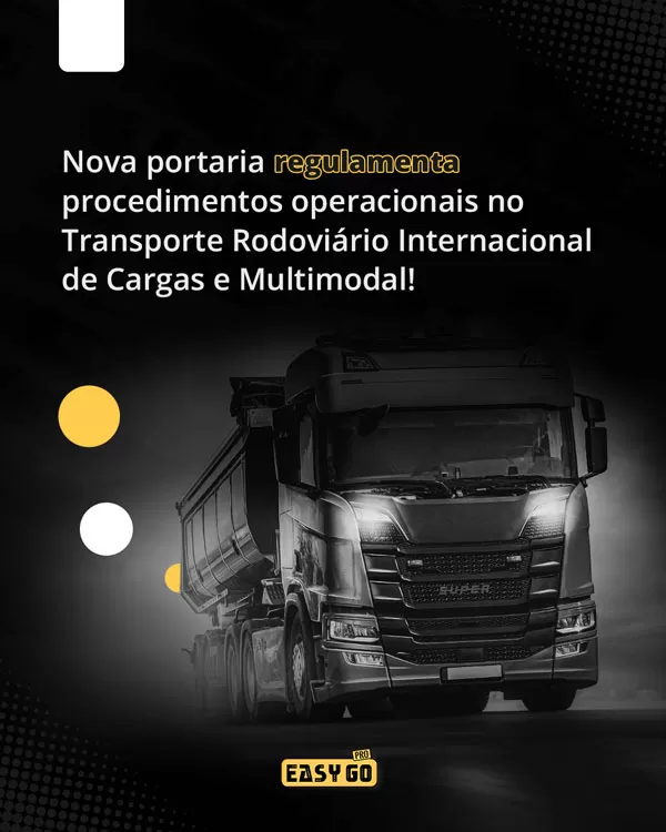 Leia mais sobre o artigo Nova portaria regulamenta procedimentos operacionais no Transporte Rodoviário Internacional de Cargas e Multimodal